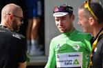 Mark Cavendish i den grønne pointtrøje under sidste års Tour. Foto: ASO(A. Broadway.
 