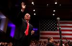USA's præsident, Donald J. Trump, ankommer til Kennedy Center for the Performing Arts i Washington, hvor han skal holde tale i anledning af et Celebrate Freedom event.   