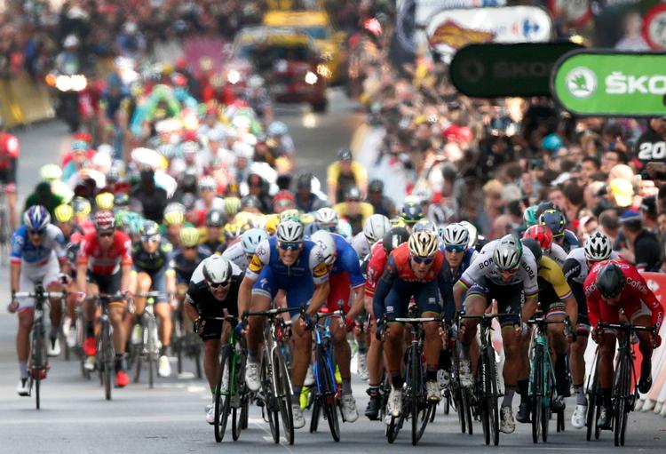 Da sprintertoget kørte, var Marcel Kittels hurtigste mand på målstregen. 