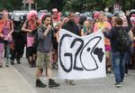 Demonstrationerne i Hamburg op til weekendens G20-topmøde er zllerede i gang.   