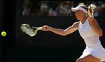 Caroline Wozniacki under dette års Wimbledom. 