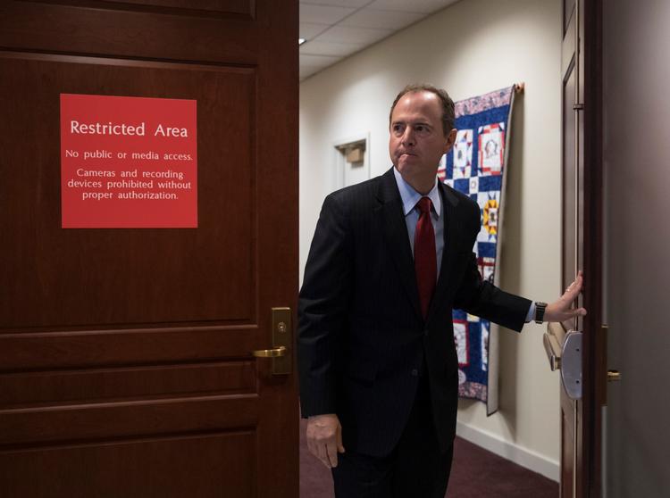 Demokraten Adam Schiff kan nu blive en stor belastning for den amerikanske præsidentfamilie. 