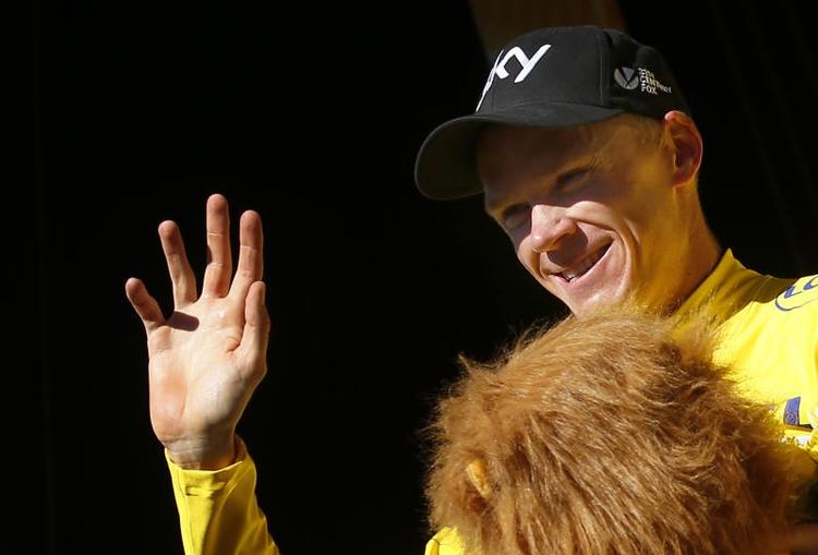 Chris Froome vil nødigt af med den gule trøje igen. 