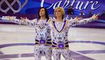 Will Ferrell (til venstre) som kunstskøjteløberen Chazz Michael Michaels i 'Blades of Glory'. 