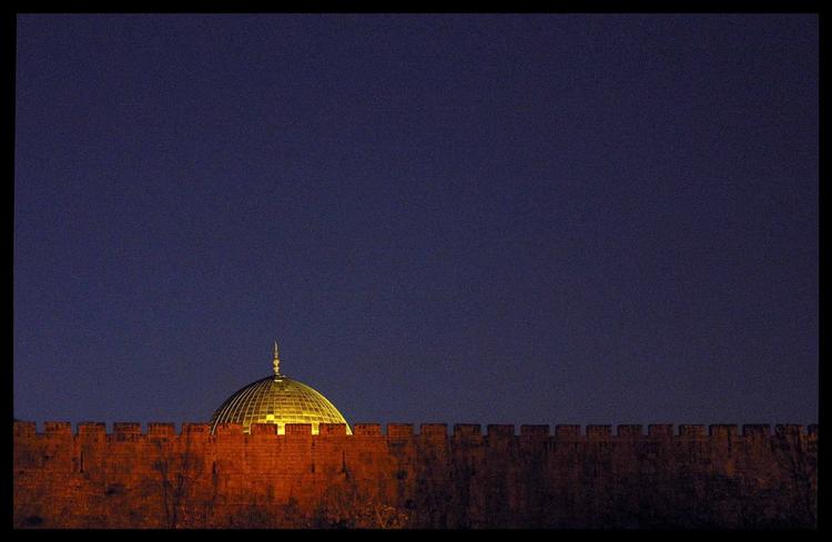 Efter Israels politi har installeret metaldetektorer ved indgangen til Tempelbjerget, har det udløst konflikter mellem Israel og Jordan. Arkivfoto: Carsten Ingemann