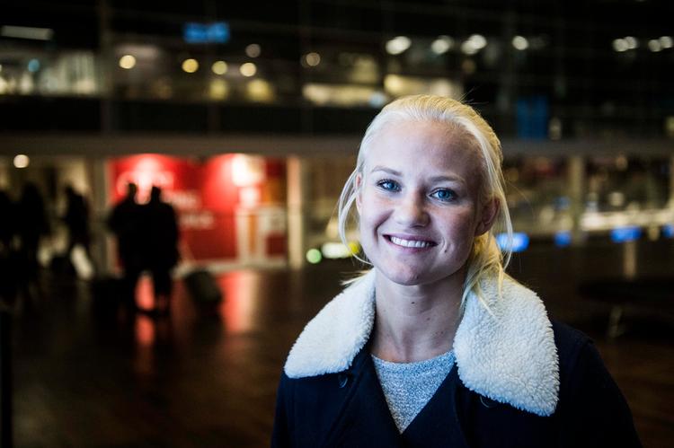 Pernille Harder er en ung anfører med stor erfaring som landsholdsspiller. 
