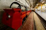 Der er ny teknik, men traditionelt design i Londons posttog, der skal køre med turister under jorden.   The Postal Museum