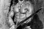 Arnolds Scharzenegger i rollen som Conan i filmen 'Conan the destroyer' fra 1984.  