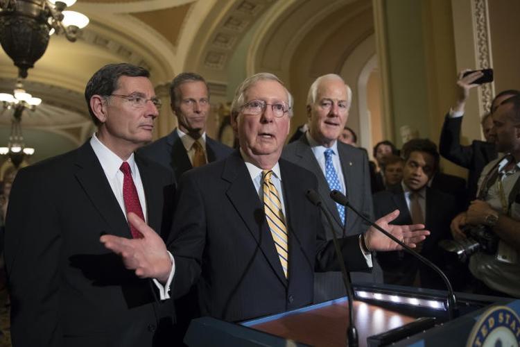 De republikanske ledere i Senatet med Mitch McConnell i spidsen må erkende, at hverken de eller præsident Trump fik overbevist nok af deres partifæller om nyt lovforslag. 