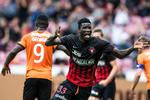 Paul Onuachu bliver bedre og bedre, og det gavner ham og FCM-holdet, at nordmanden Alexander Sørloth også viser fin målform
   