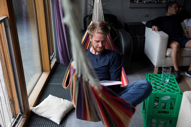 Studerende, der bor på Tietgenkollegiet i København. 