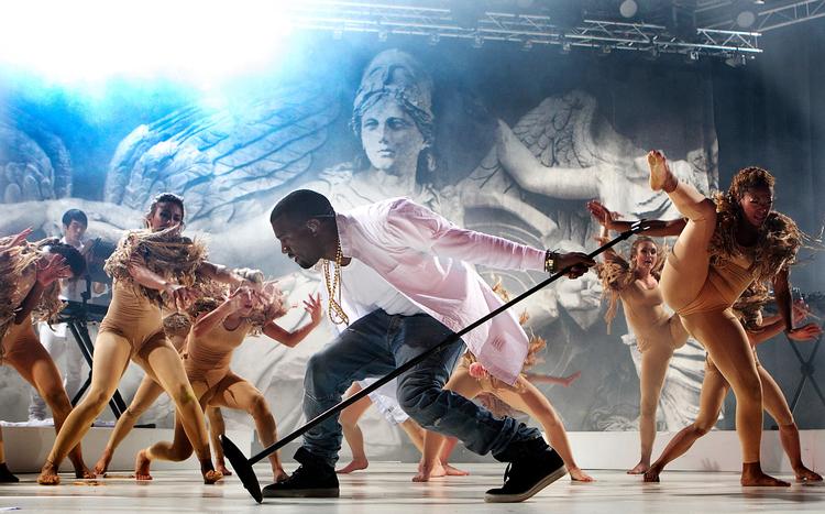 Kanye West, her ved en tidligere optræden i København.  