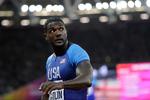 Justin Gatlin har været straffet for doping, og han møder ingen accept fra en del af publikum i London, selv om han har udstået sin straf. 
   