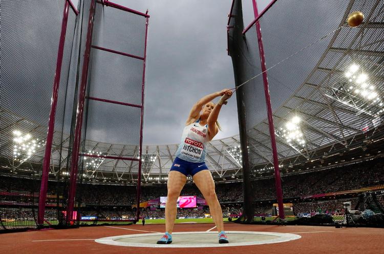 Der er lidt mørkt Sophie Hitchon og britisk atletik før de sidste dage af VM i London. Hitchon blev nr. 7 i finalen mandag aften.
   