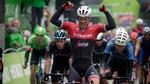 Belgieren Edward Theuns jubler over sin første sejr i 15 måneder. 