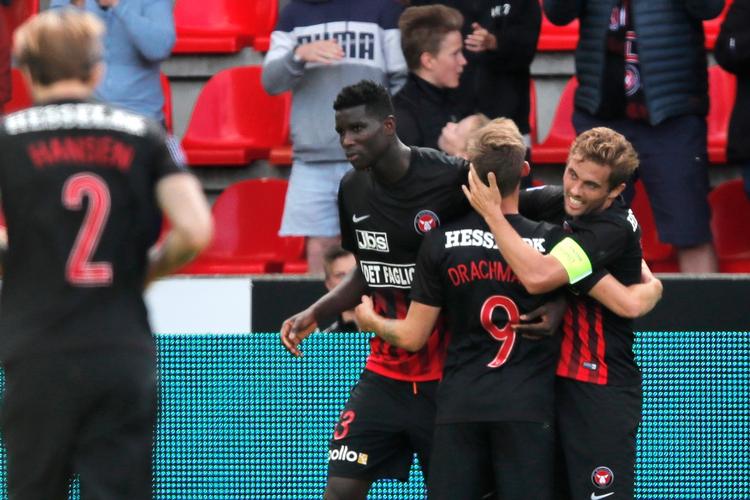 Med sine to mål mod FC Nordsjælland er Paul Onuachu oppe på fire i denne sæson. 