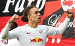 Yussuf Poulsen var en af de danskere, der scorede ude i Europa i denne weekend. 