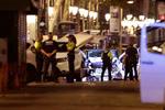 Spain Barcelona Pedestrians Hit