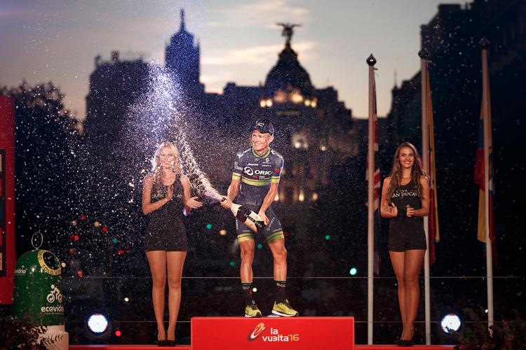 Magnus Cort, som her jubler over sejren på sidste års finaleetape, er den seneste af 11 danske vindere i Vuelta a España.
   