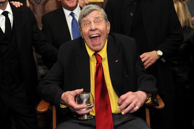 Jerry Lewis havde et karakteristisk gummiansigt. Her ses på et billede fra 2016.   