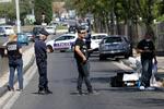 France Vehicle Hits Bus Stop