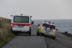 Området på Vestamager er  afspærret efter fundet af kvindetorsoen. 