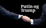  Vladimir Putin (øverste hånd) havde overtaget, da han hilste på Donald Trump ved G20-mødet i Hamburg 7. juli. Arkivfoto: Marcellus Stein/AP 