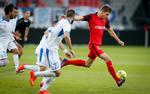 Jonas Borring havde torsdag aften sine muligheder foran gæsternes mål, men det ville ikke lykkes for FC Midtjylland-spilleren.
   