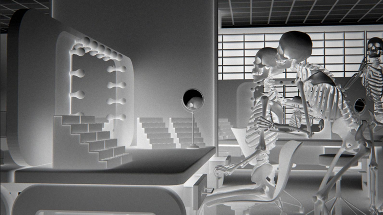 ’En dag på varuhuset / The Big Store’ fra 2008 af Lars Arrhenius er en computergenereret fantasi over øjeblikket før et politisk mord, nemlig mordet på den svenske udenrigsminister Anna Lindh. 