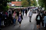 Massiv tilstrømning. 5000 besøgende gik gennem tælleapparaterne lørdag. 