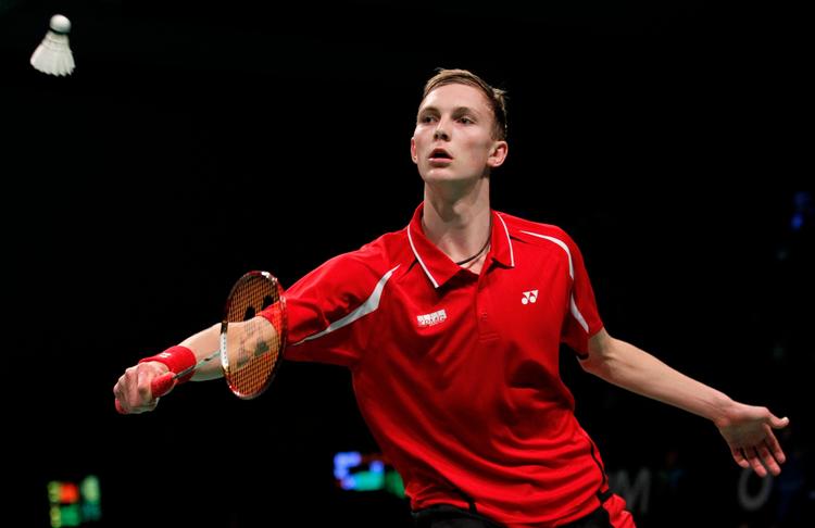 Viktor Axelsen i 2011, da han blev interviewet af Politiken. 