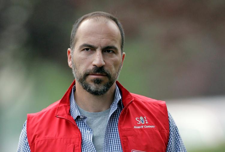 Dara Khosrowshahi skal forsøge at stabilisere Ubers ry efter medstifter og tidligere direktør Travis Kalanick (AP Photo/Paul Sakuma, File)
   