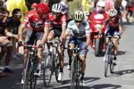 Chris Froome (t.v.) Alberto Contador, Esteban Chaves og Vincenzo Nibali har allerede dystet på stigninger i Vueltaen, men ikke på så krævende, som venter i dag. Foto: Unipublic (Photogomez Sport. 