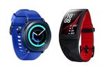 Smarturet Gear Sport og fitness-armbåndet Gear Fit2 Pro har begge pulsmålere, indbygget GPS og kan tages med ned på 50 meters dybde, hvis du er ude at svømme. 