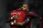 Cristiano Ronaldo scorede tre af Portugals mål og lagde op til et fjerde.  