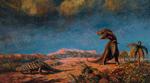 Den russiske videnskabsmand  Konstantin Konstantinovich Flyorov brugte nutidige dyr, når han forsøgte at male de forhistoriske dinosaurer. 

   
