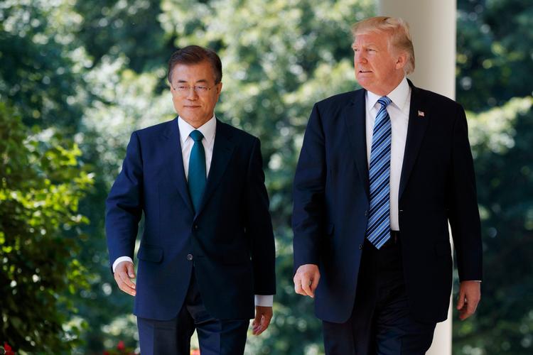 USA’s præsident, Donald Trump og Sydkoreas præsident, Moon Jae-in indleder en mere offensiv strategi mod Nordkorea. 