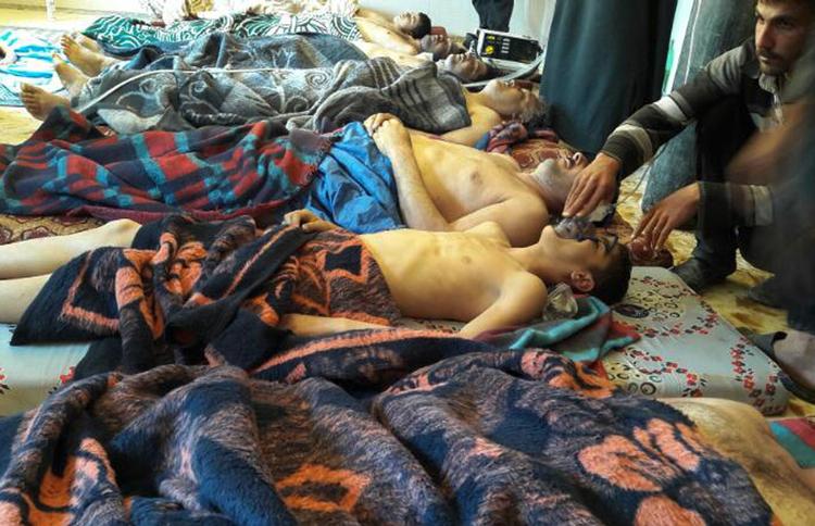
90 mennesker mistede livet i angrebet 4. april i år, da der blev kastet sarin ned over byen Khan Sheikhoun, der ligger i Idlib-provinsen. 
