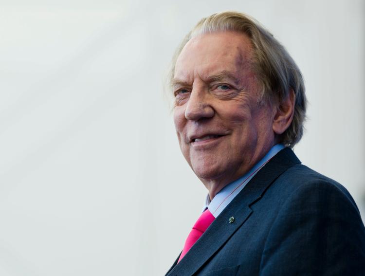 Donald Sutherland befinder sig i disse dage på filmfestivalen i Venedig, hvor han medvirker i filmen 'The Leisure Seeker'.  