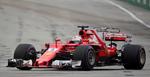 Sebastian Vettel var hurtigst af alle i kvalifikationen til Singapores formel 1-grandprix. 