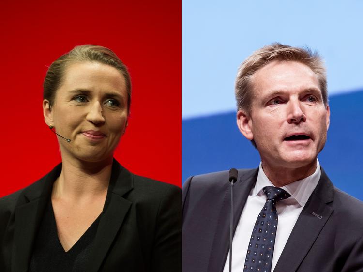 »Flere steder rundt omkring i Danmark kan jeg lytte mig til, at der er et ret fint lokalt samarbejde mellem Socialdemokratiet og DF. Jeg tror bestemt, der er overvejelser i en række byer om at omsætte det til noget«, siger partiformand Mette Frederiksen (S). 