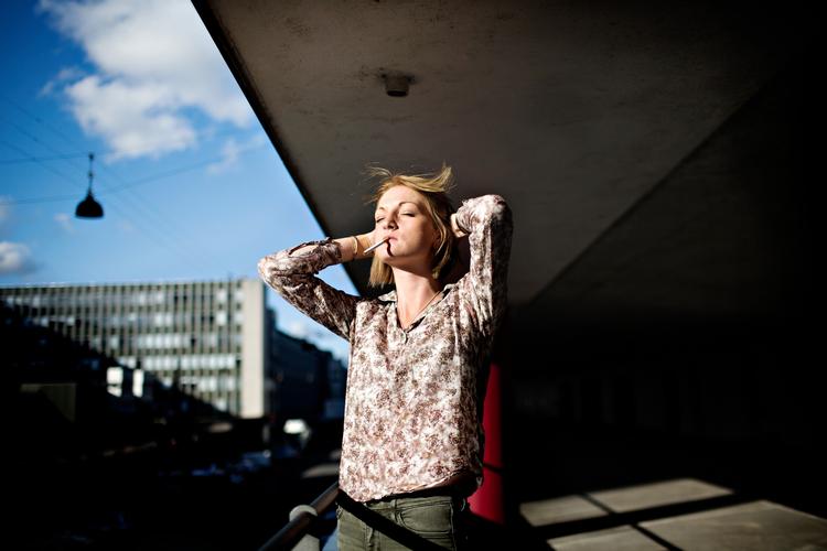 Filmen ’Gøgereden’ med Jack Nicholsen i hovedrollen kørte rundt i hovedet på nu 21-årige Anna Plov Vejl Madsen, da hun første gang skulle indlægges på en psykiatrisk afdeling. Foto: Martin Lehmann