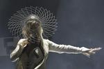 Fergie ved sin optræden på musikfestivalen 'Rock in Rio' i Rio De Janeiro, Brasilien 16. september 2017. Arkivfoto Leo Correa/AP