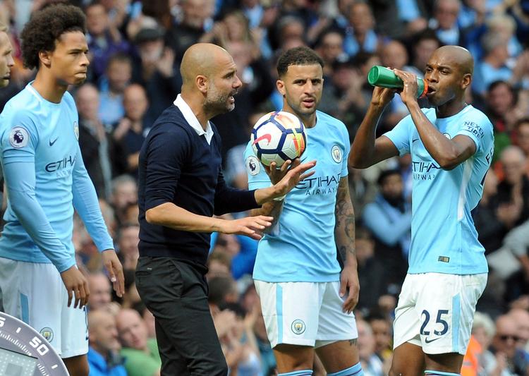 Manchester City-manager Pep Guardiola er ved at få styr på sine mange stjernespillere, og det giver flotte sejre i alle turneringer. 
   