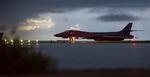 USA har sendt et bombefly - B-1B Lancer - afsted som en magtdemonstration.  