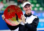 Endelig kunne Caroline Wozniacki kalde sig turneringsvinder igen efter seks finalenederlag tidligere i år. 