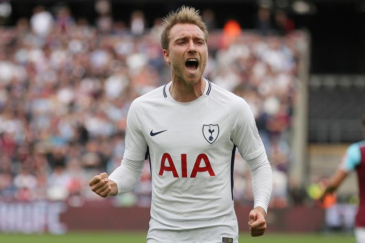 I lørdags scorede Christian Eriksen et af Tottenhams tre mål i sejren over West Ham, men siden er danskeren blevet syg. 