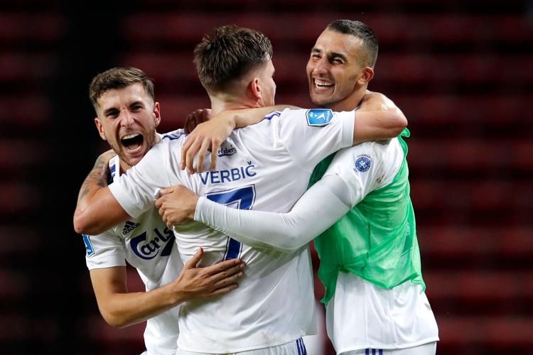 FCK's Andrija Pavlovic og  Benjamin Verbic har vist stor form og målfarlighed i de seneste kampe.  