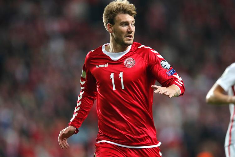 
 Nicklas Bendtner fik comeback på landsholdet i 4-0-kampen mod Polen. det var hans landskamp nummer 75
   