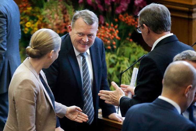 Lars Løkke Rasmussen og Mette Frederiksen ses her ved Folketingets åbning tidligere på ugen.  